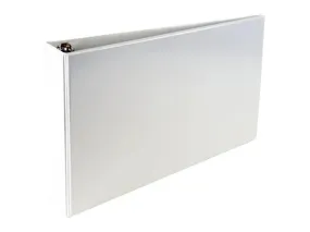 Alpha Presentation Binder 2 Rings A3 Landscape, 50mm Spine, White (206-A3)