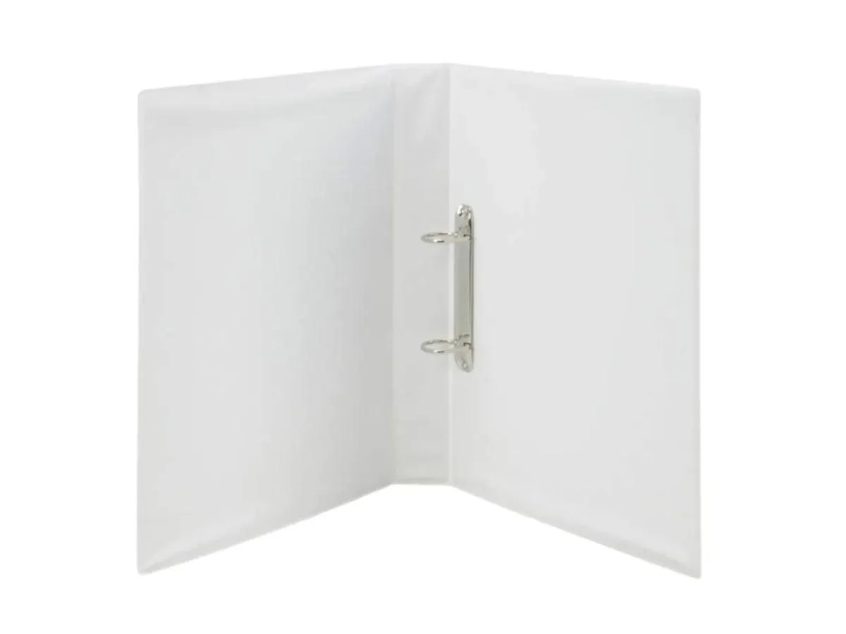 Alpha Presentation Binder 2 Rings A3 Landscape, 50mm Spine, White (206-A3)