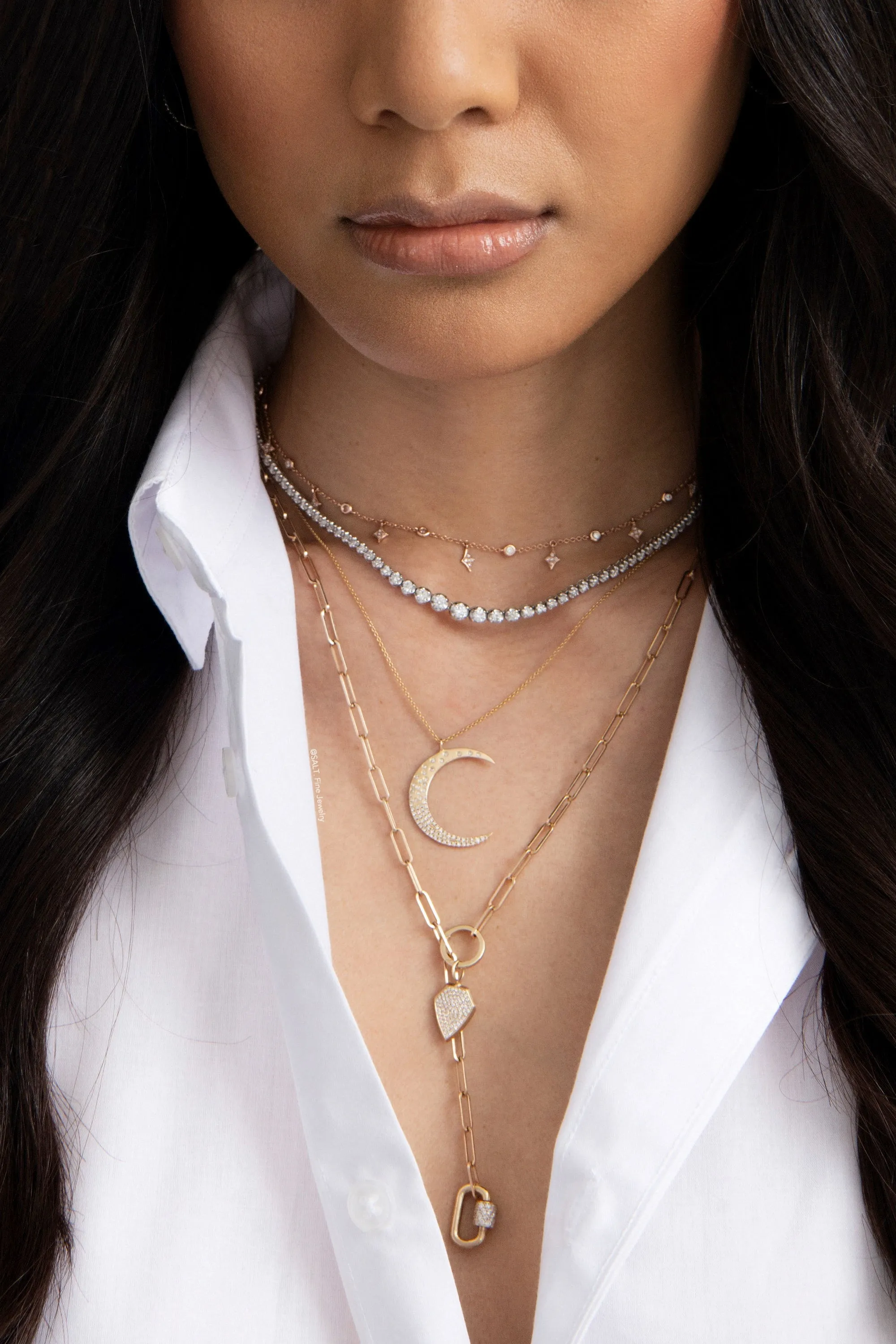 BOHO DIAMOND CELESTIAL CHOKER