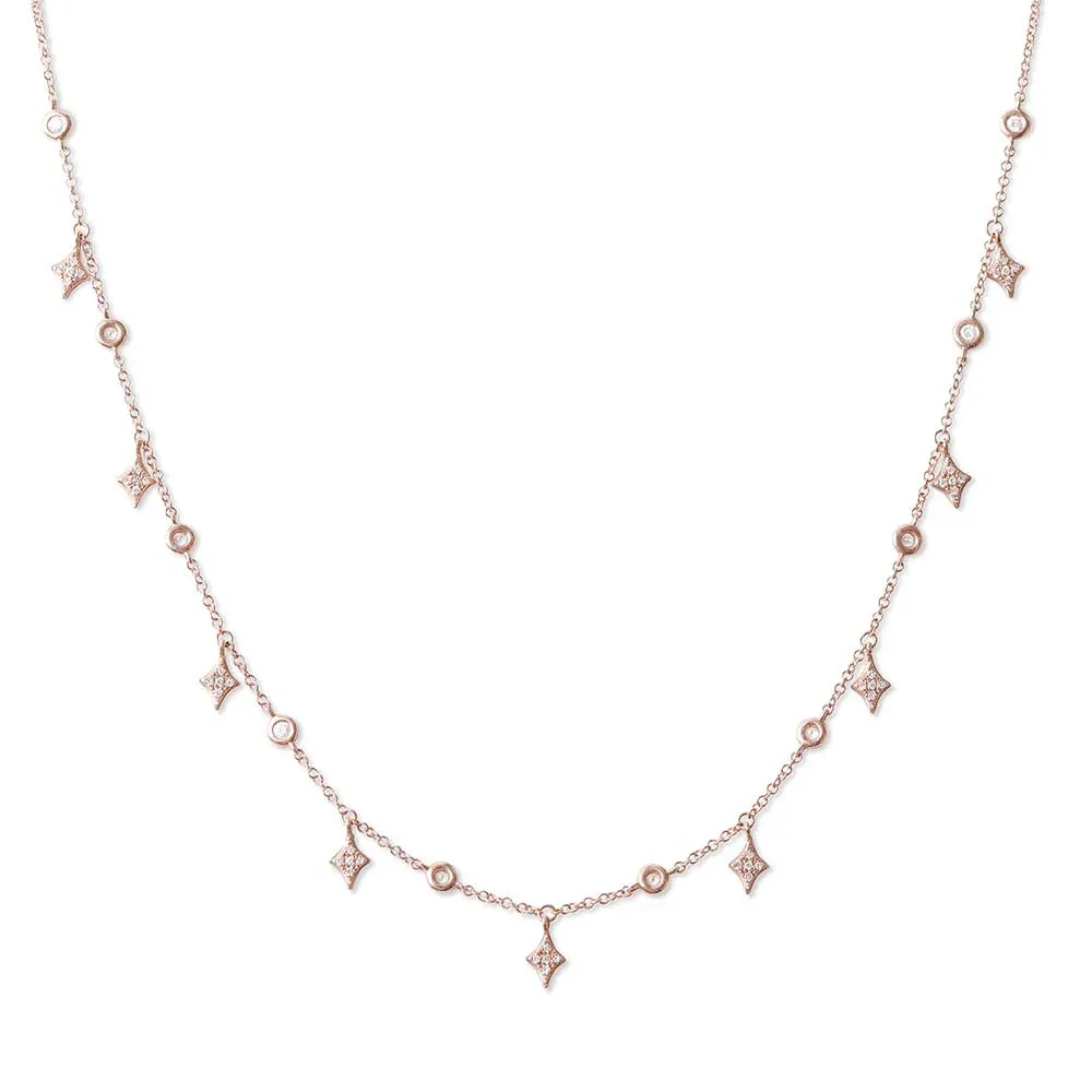BOHO DIAMOND CELESTIAL CHOKER