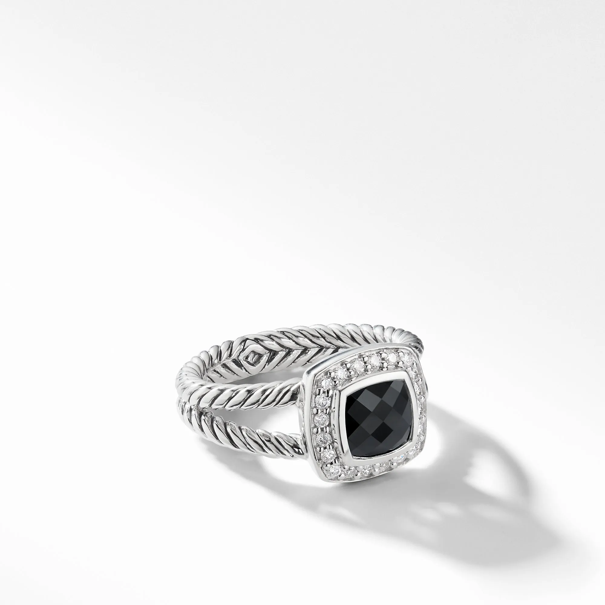 David Yurman Albion 12MM Petite Ring with Diamonds