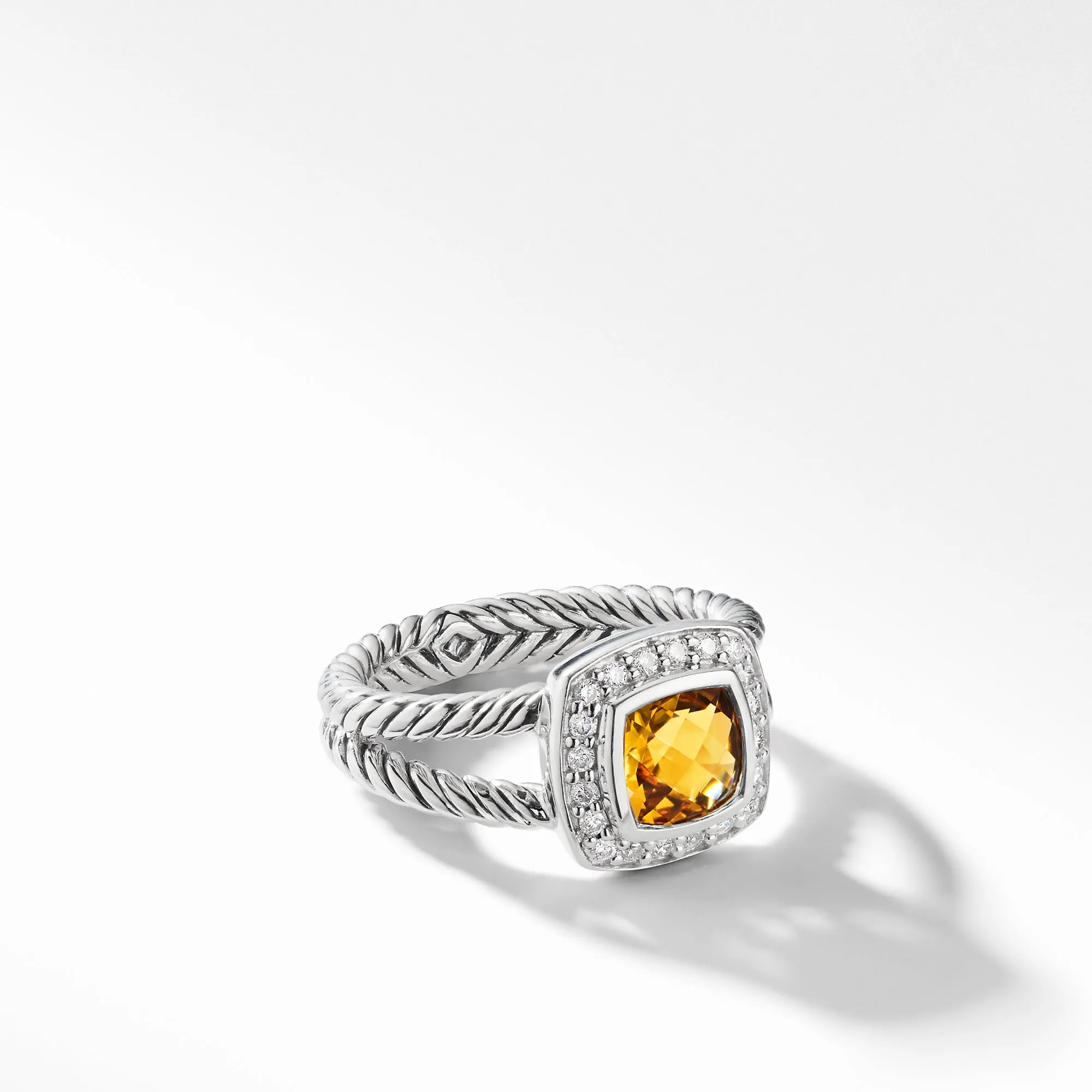 David Yurman Albion 12MM Petite Ring with Diamonds