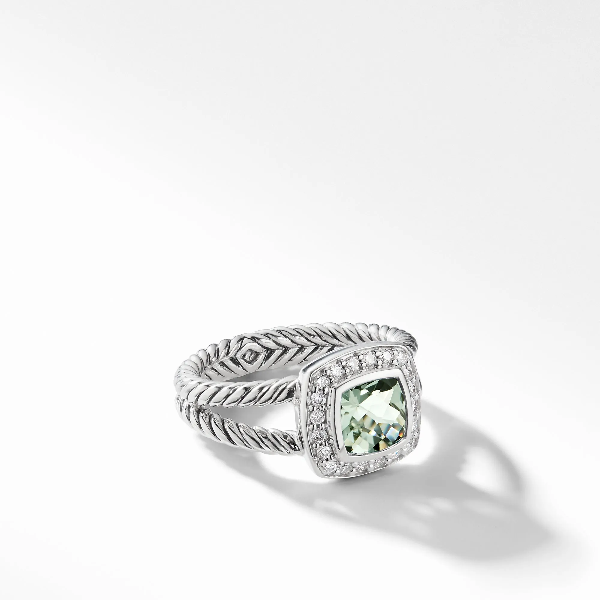 David Yurman Albion 12MM Petite Ring with Diamonds