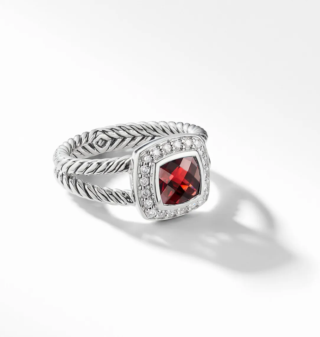 David Yurman Albion 12MM Petite Ring with Diamonds