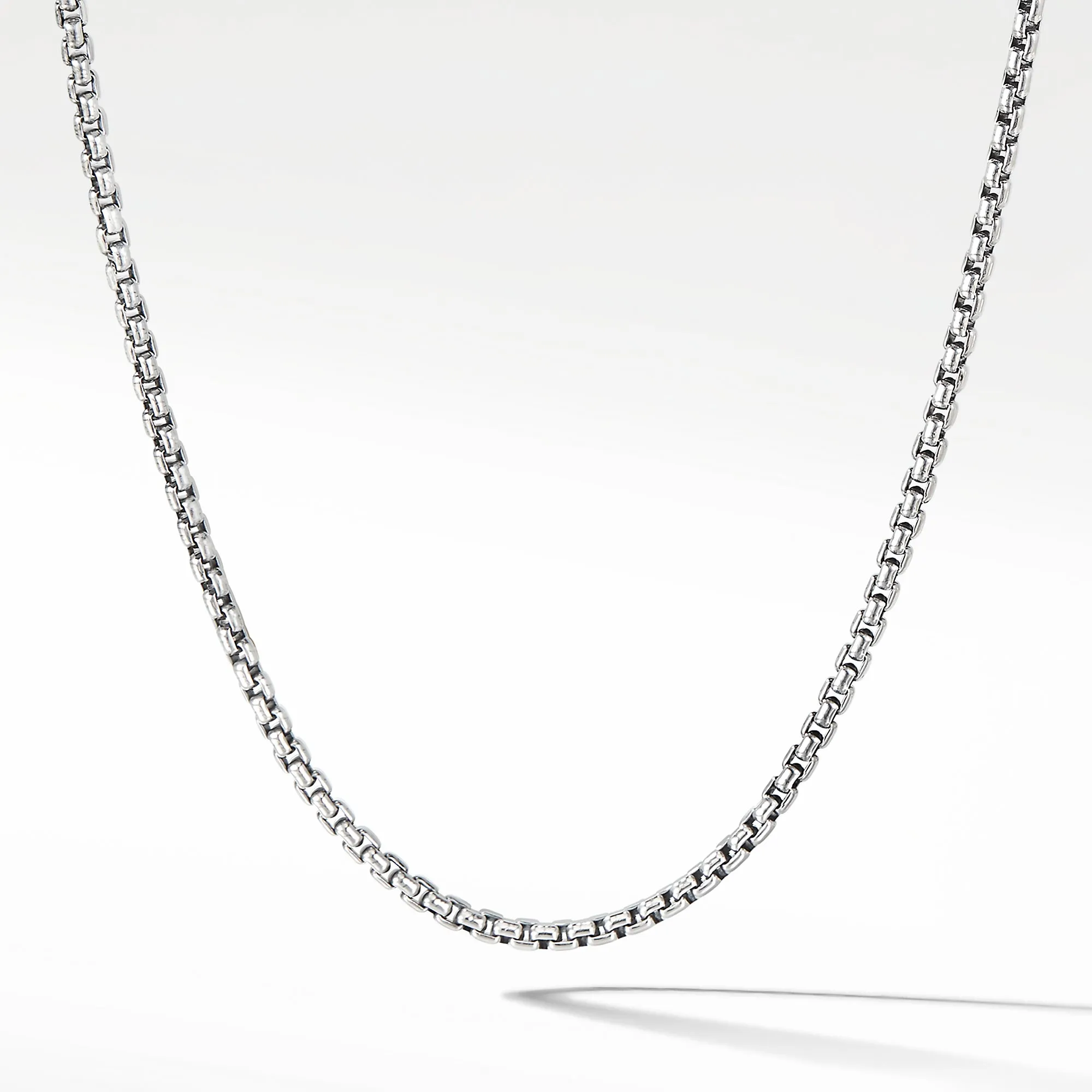 David Yurman Box Chain Necklace with Toggle Clasp