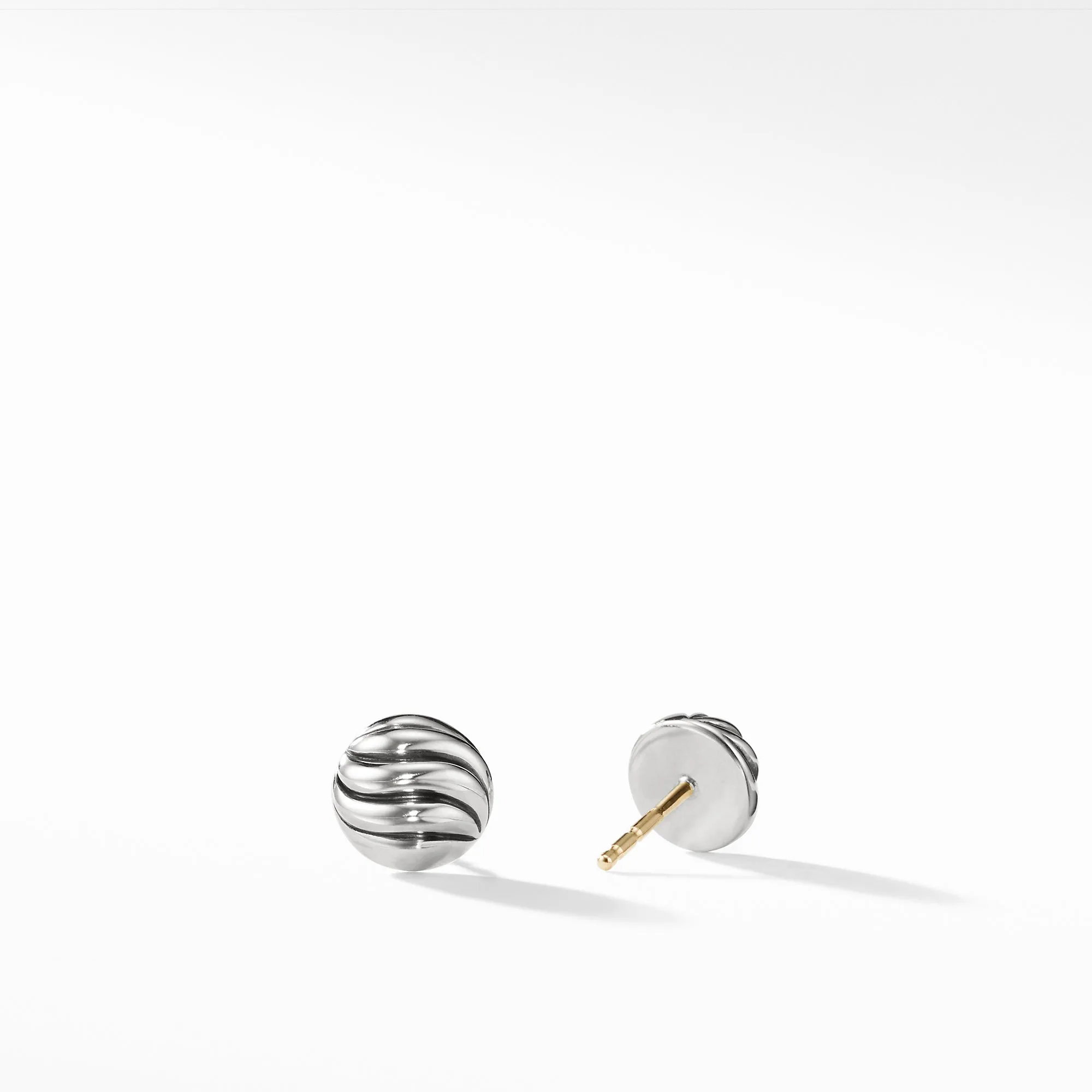David Yurman Sculpted Cable Stud Earrings 8MM