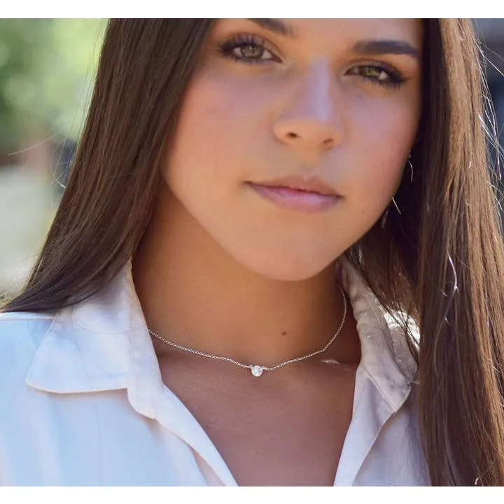Diamond Alternative Sparkling Cz Choker