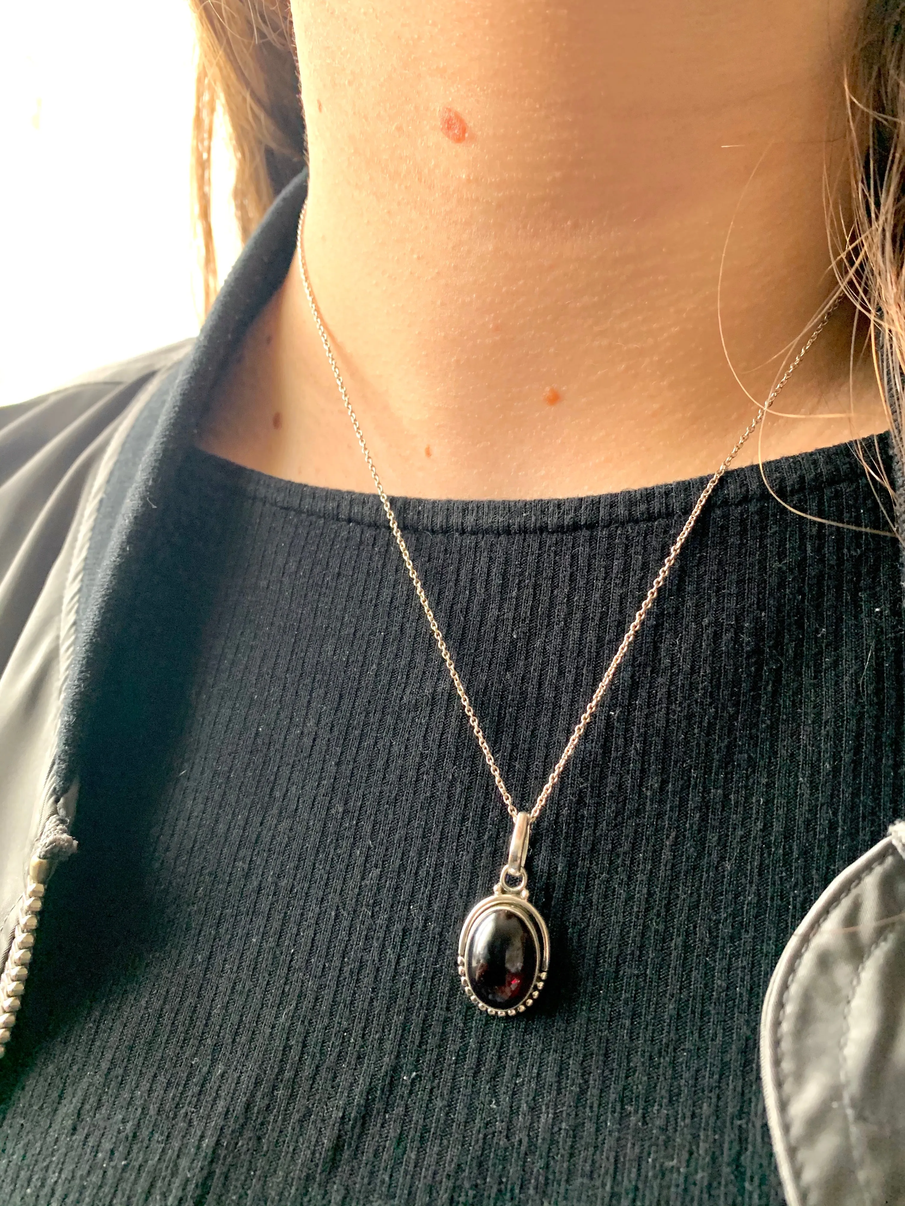 Garnet Gala Pendant