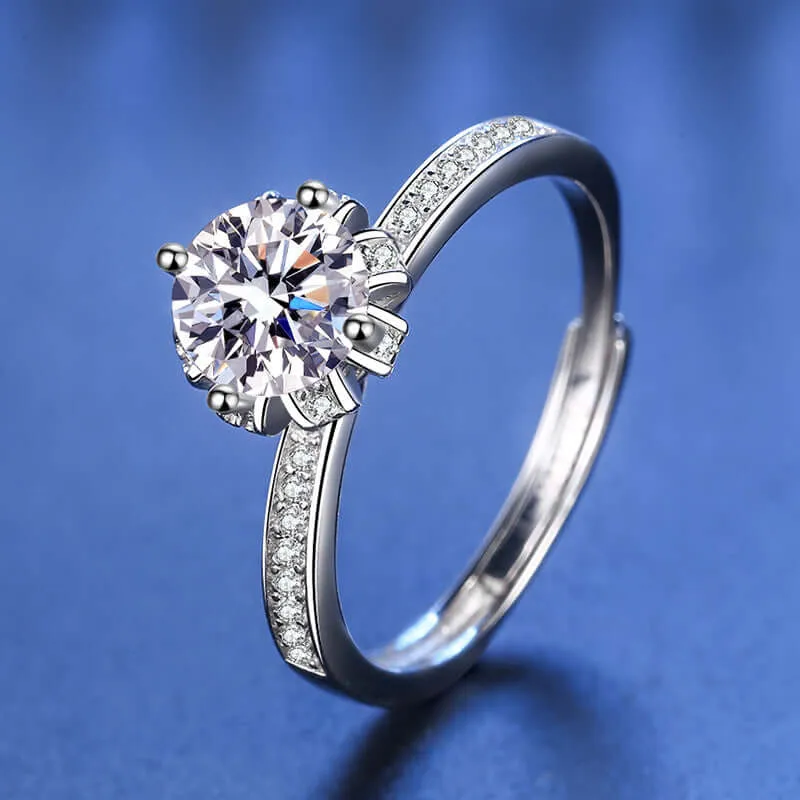 Hand Bouquet Moissanite Ring