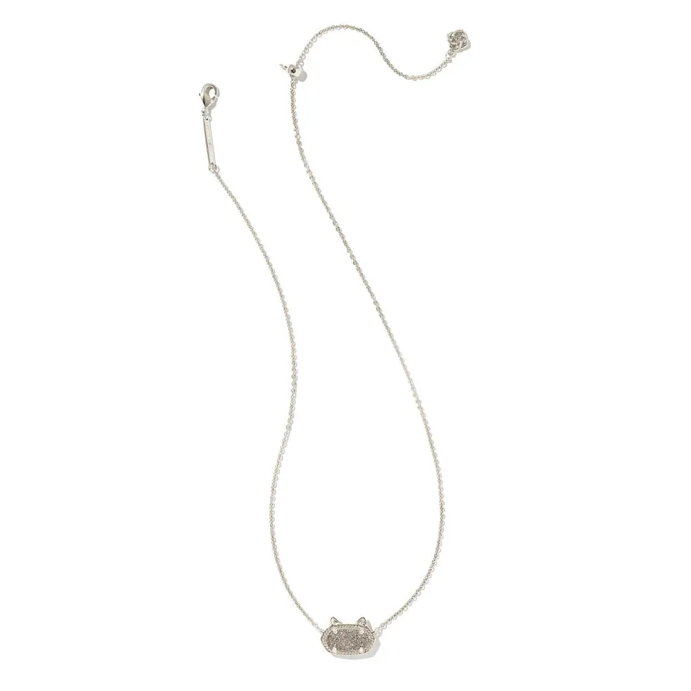 Kendra Scott Elisa Cat Pendant Necklace in Drusy