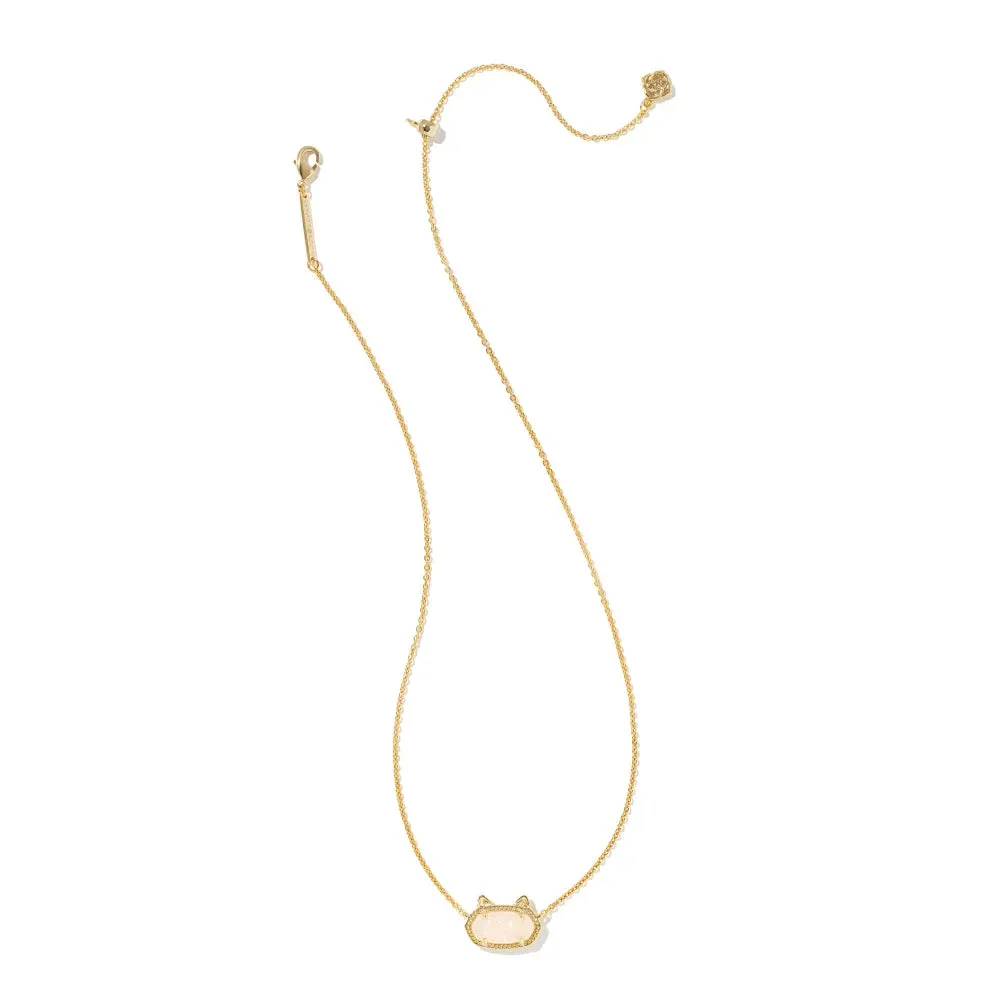 Kendra Scott Elisa Cat Pendant Necklace in Drusy