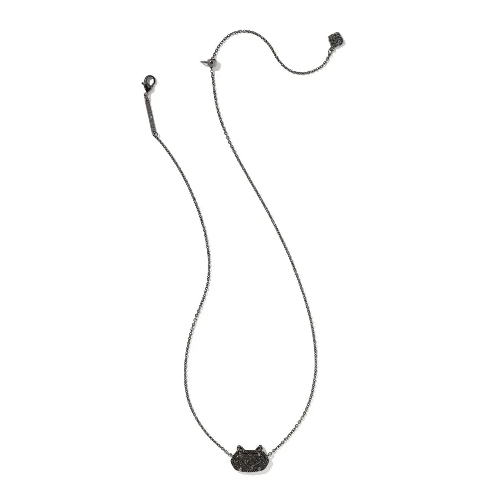 Kendra Scott Elisa Cat Pendant Necklace in Drusy