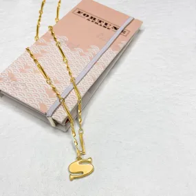 Letter Necklace (S) - Gold