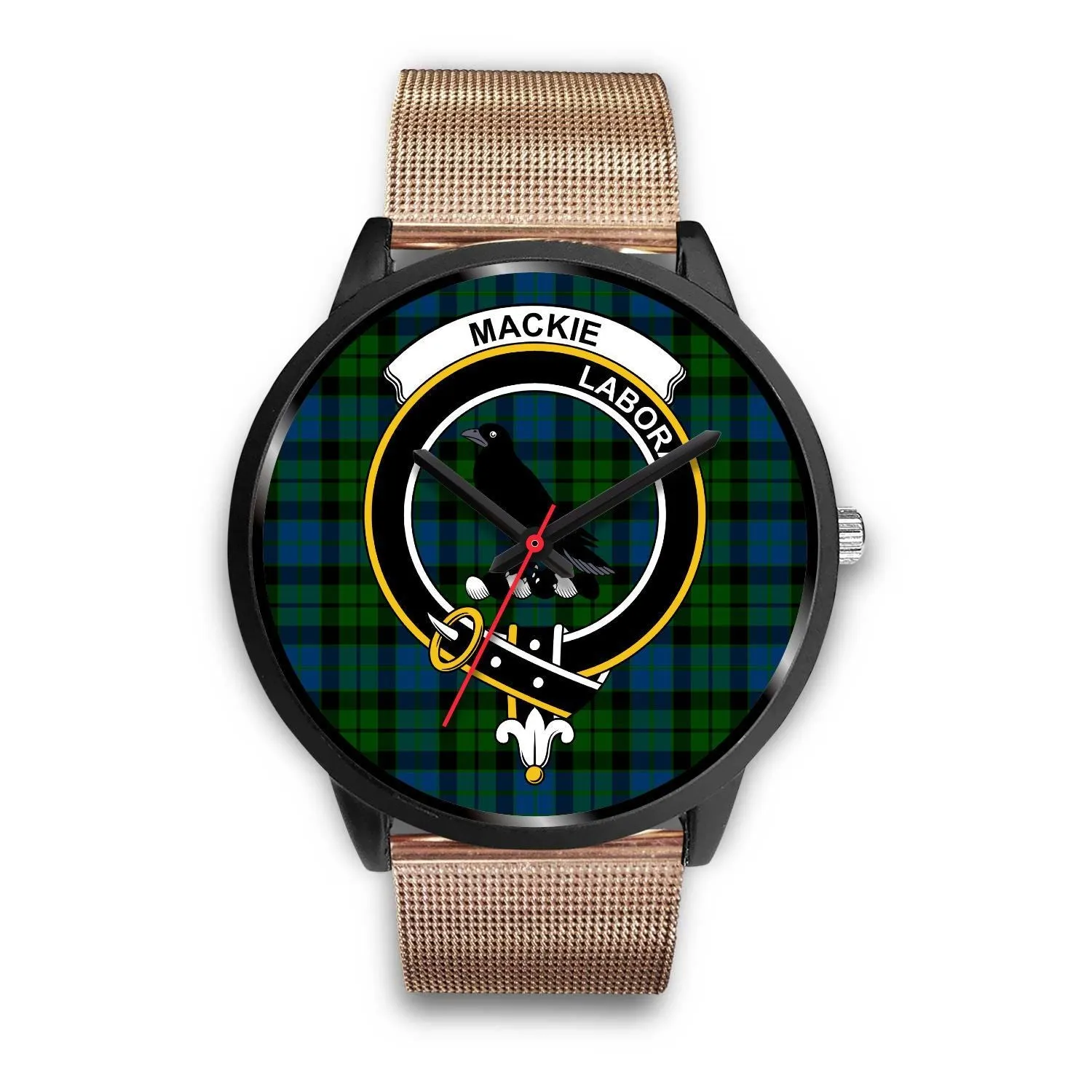 MacKie Clan Badge Tartan Black Watch