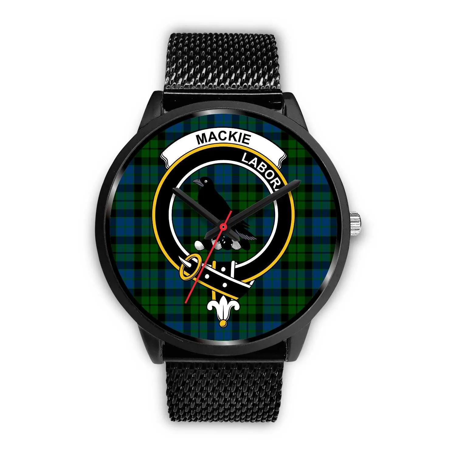 MacKie Clan Badge Tartan Black Watch