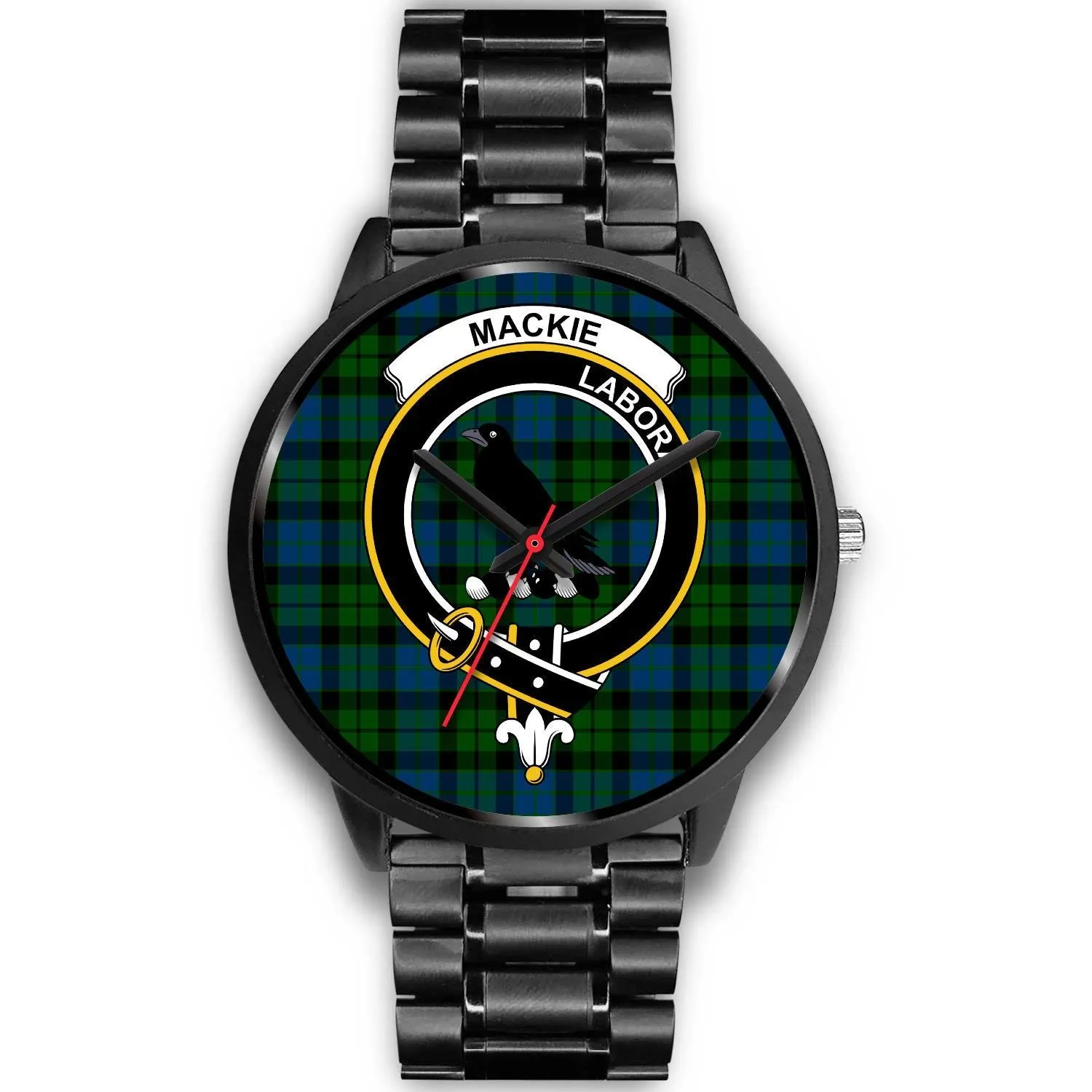MacKie Clan Badge Tartan Black Watch