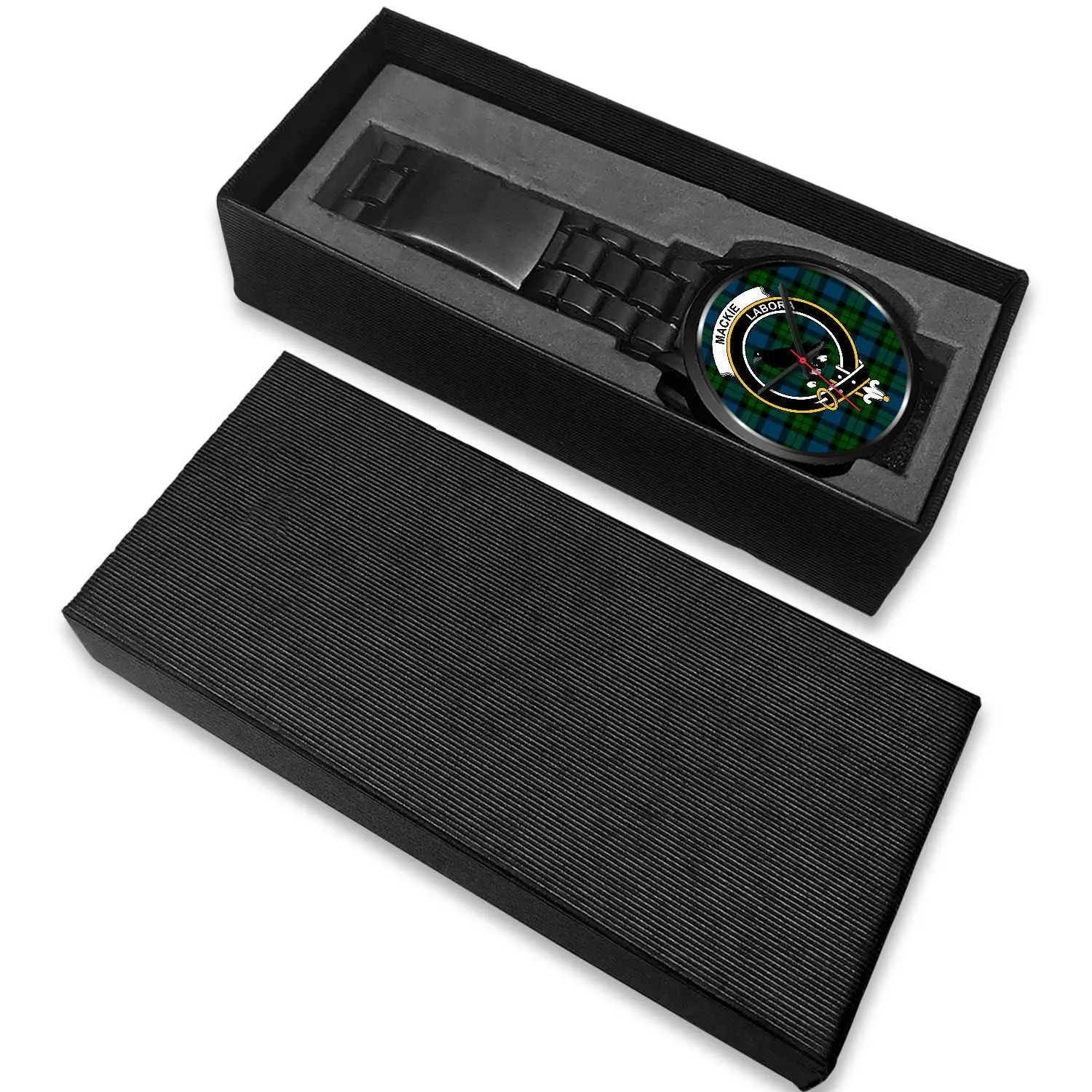 MacKie Clan Badge Tartan Black Watch