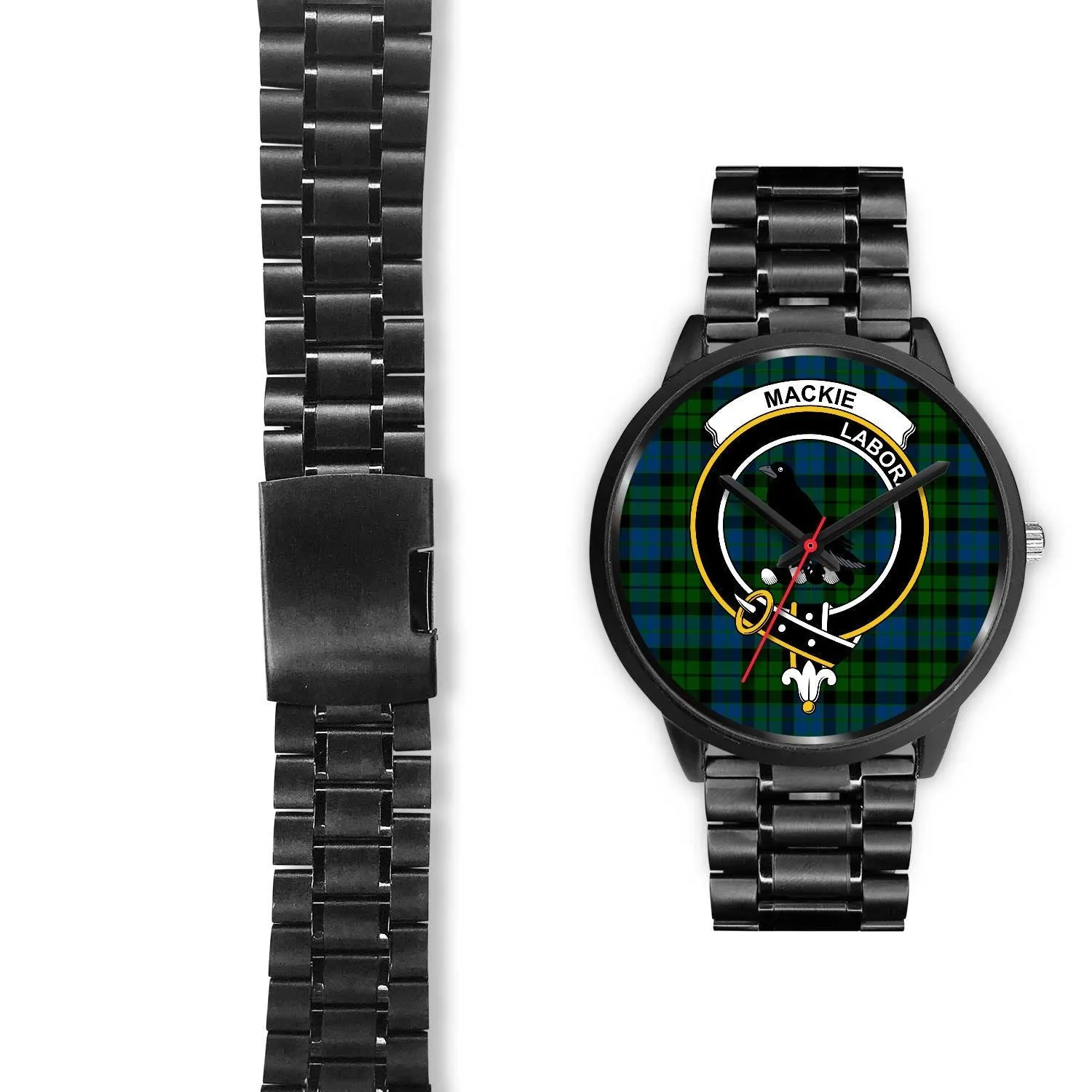 MacKie Clan Badge Tartan Black Watch