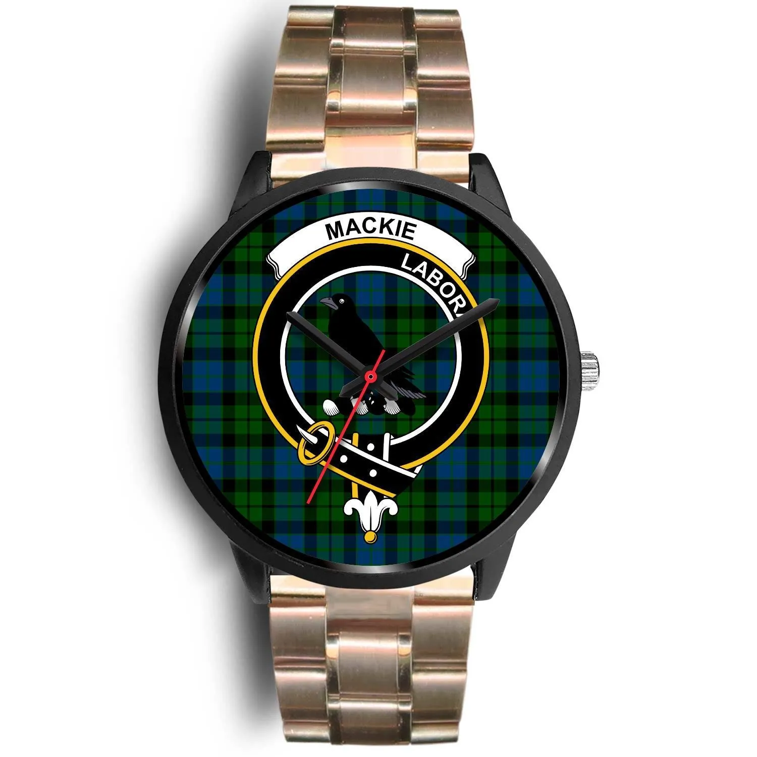 MacKie Clan Badge Tartan Black Watch