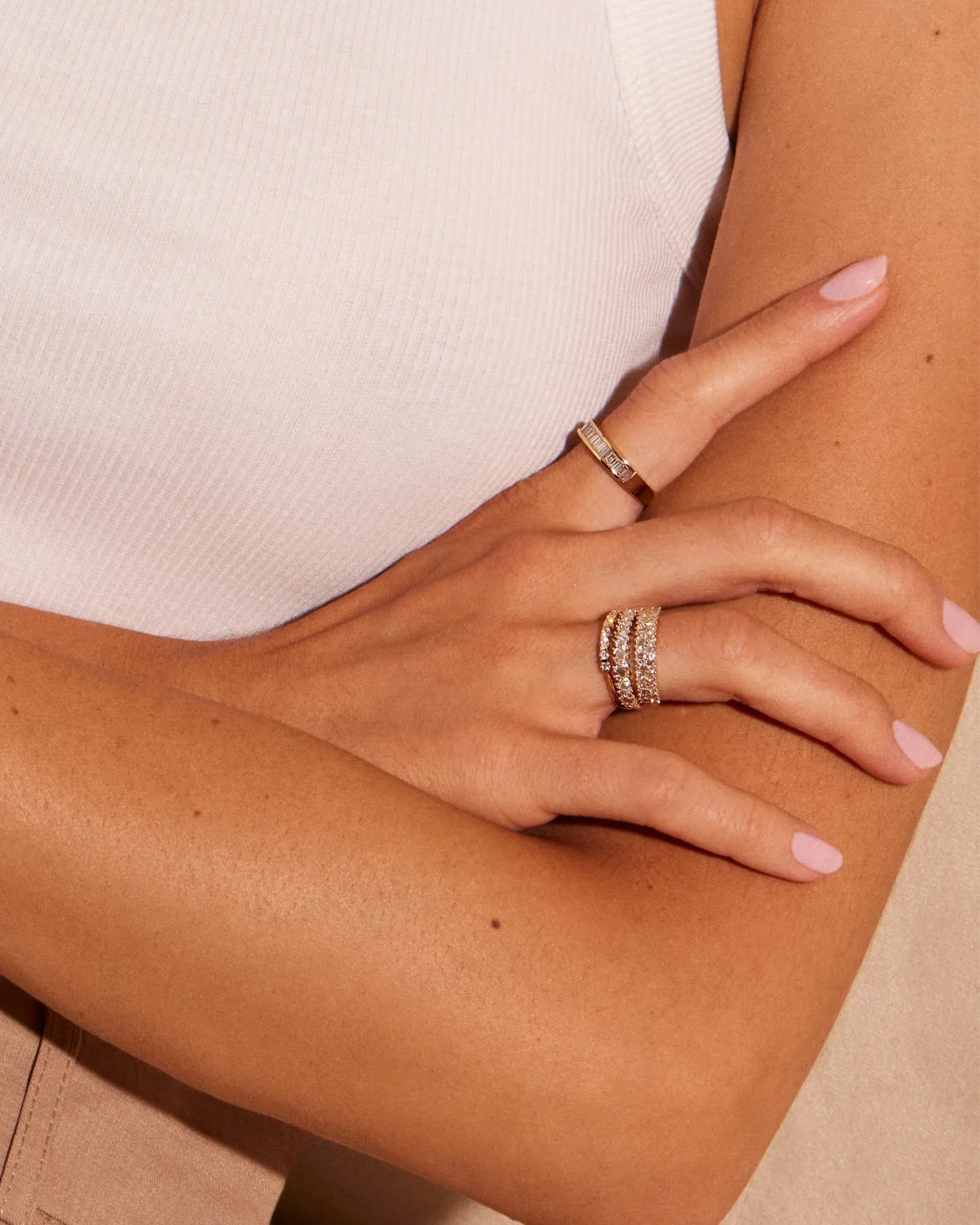 *Made To Order* Harlowe Band - 14k Solid Gold