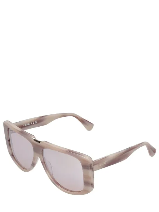Max Mara   Spark mask acetate sunglasses 
