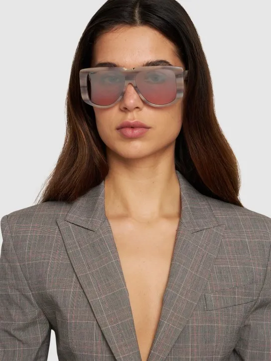 Max Mara   Spark mask acetate sunglasses 