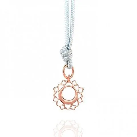 Rose Gold Mini Vishuddha/Communication Chakra Pendant