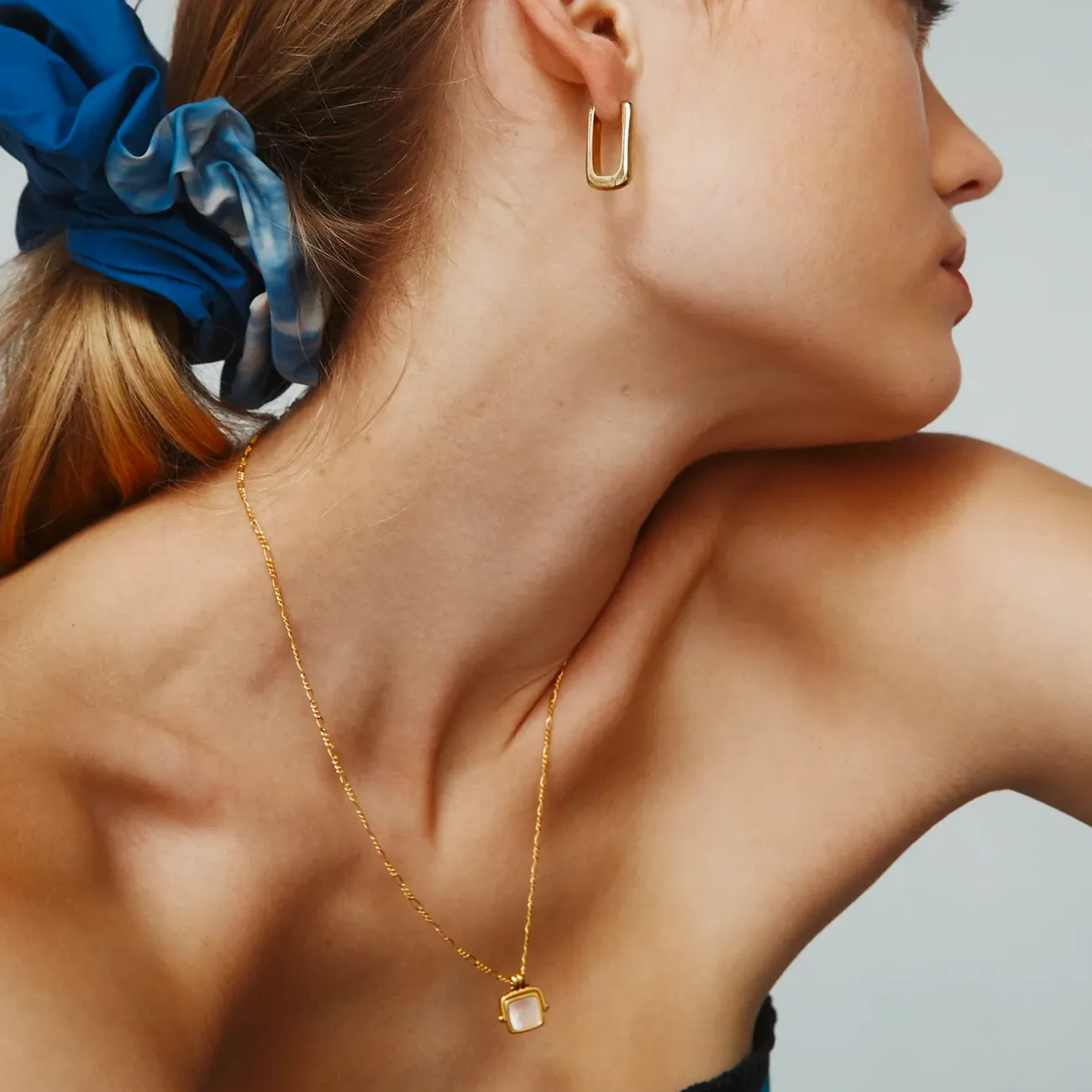 SANTIAGO PENDANT PEARL GOLD