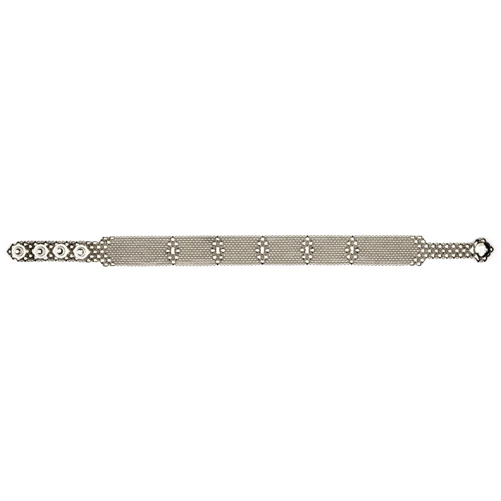SG Liquid Metal TC22-N Chrome Finish Choker by Sergio Gutierrez