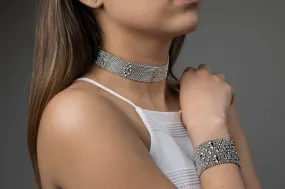 SG Liquid Metal TC22-N Chrome Finish Choker by Sergio Gutierrez