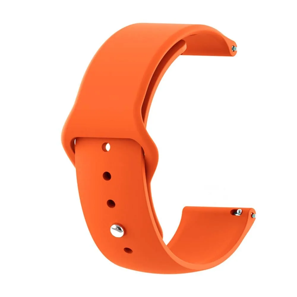 Silicone Button Style Watch Straps Compatible with Tommy Hilfiger 22mm Range