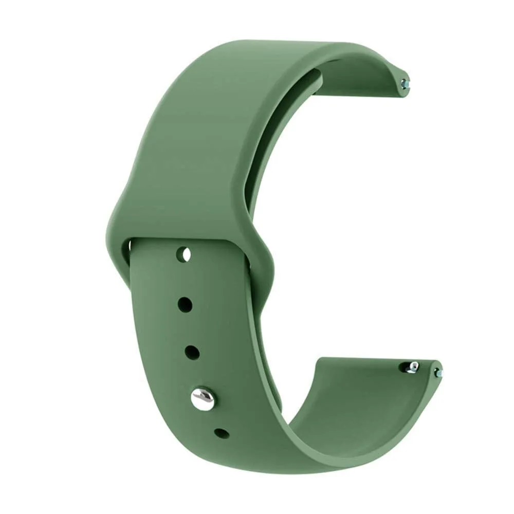 Silicone Button Style Watch Straps Compatible with Tommy Hilfiger 22mm Range