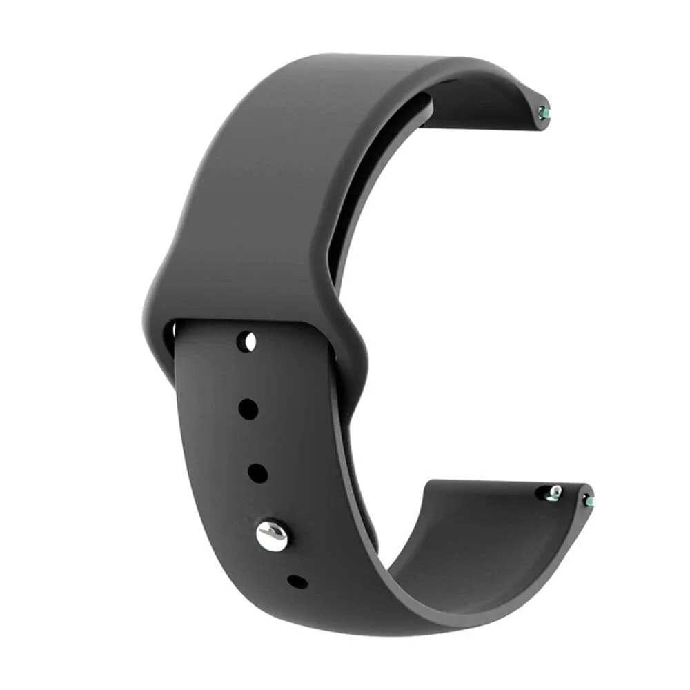 Silicone Button Style Watch Straps Compatible with Tommy Hilfiger 22mm Range