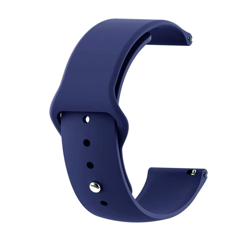 Silicone Button Style Watch Straps Compatible with Tommy Hilfiger 22mm Range