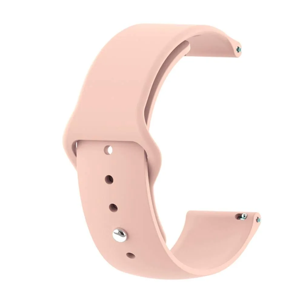 Silicone Button Style Watch Straps Compatible with Tommy Hilfiger 22mm Range