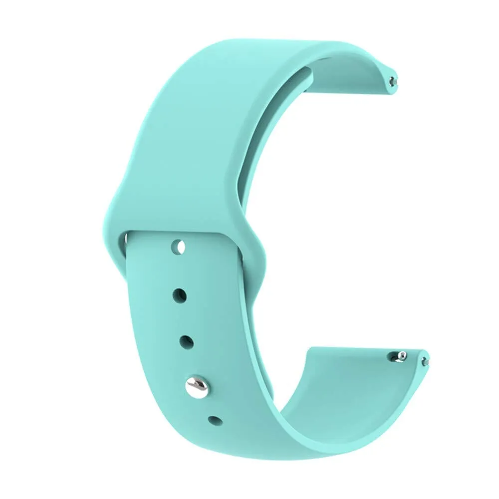 Silicone Button Style Watch Straps Compatible with Tommy Hilfiger 22mm Range