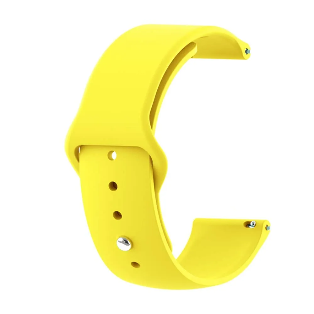 Silicone Button Style Watch Straps Compatible with Tommy Hilfiger 22mm Range