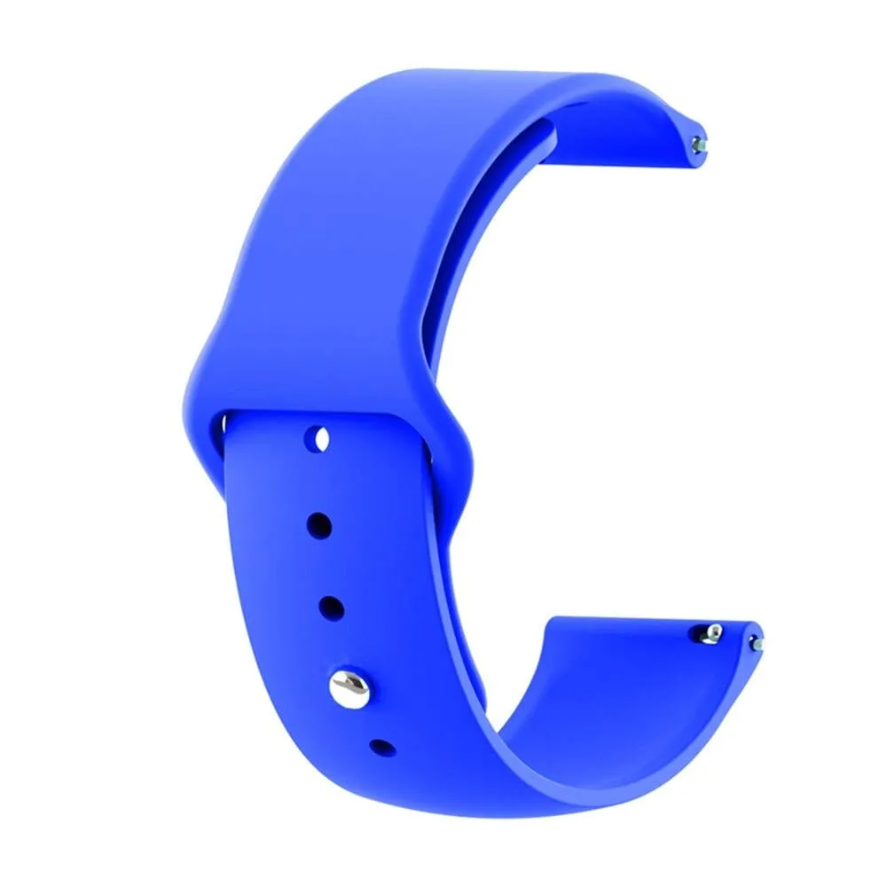 Silicone Button Style Watch Straps Compatible with Tommy Hilfiger 22mm Range