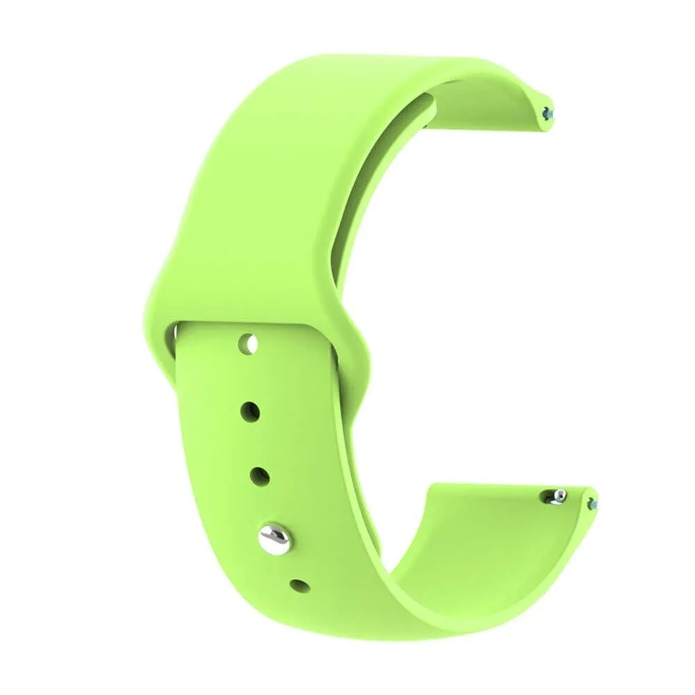 Silicone Button Style Watch Straps Compatible with Tommy Hilfiger 22mm Range