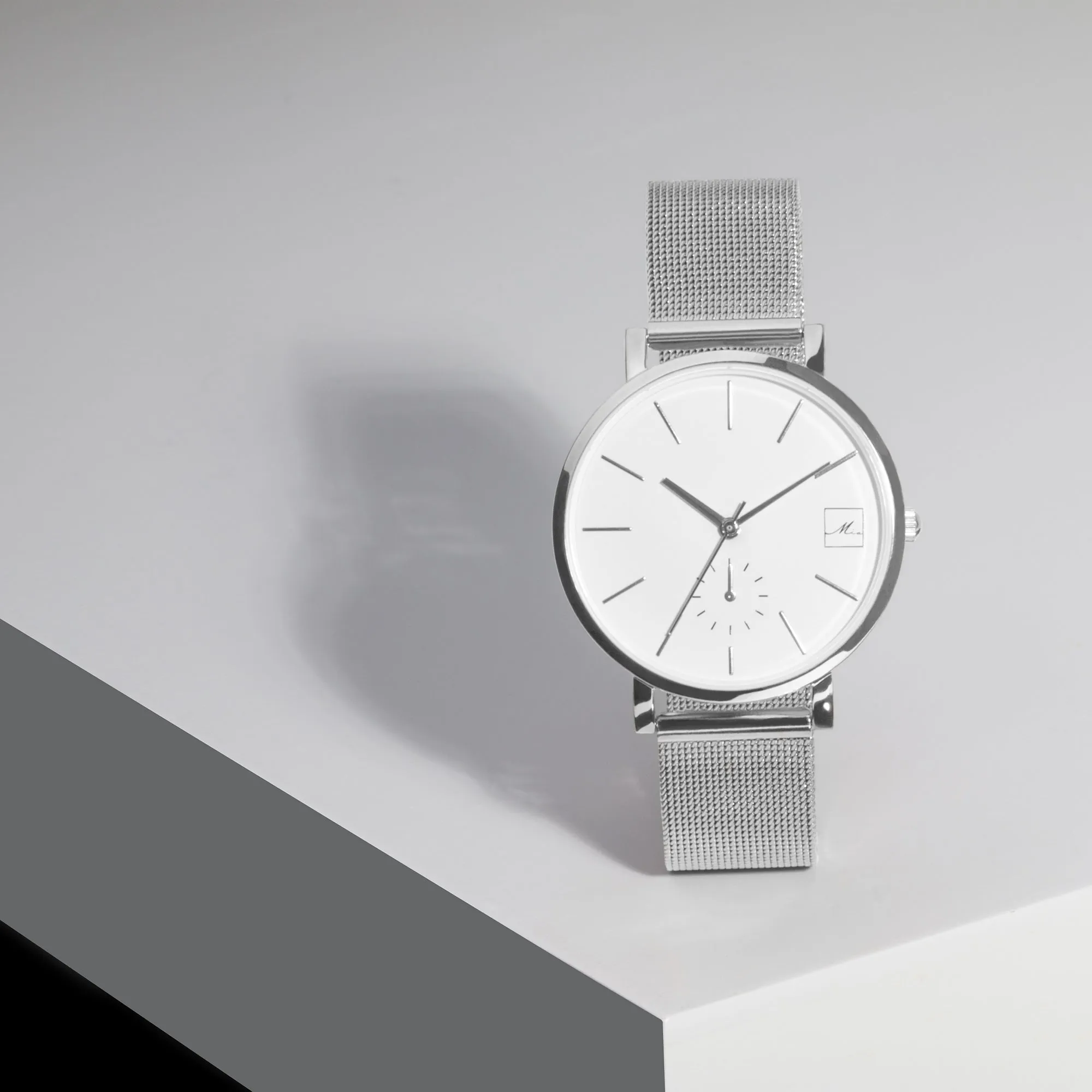 Stainless steel mesh watch