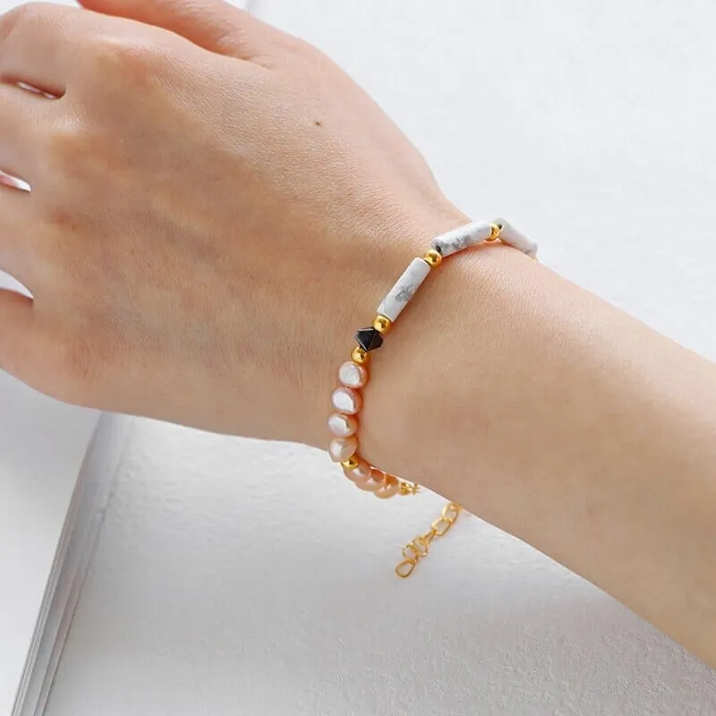 Trendy Natural Stone Imperial Aventurine Bracelet