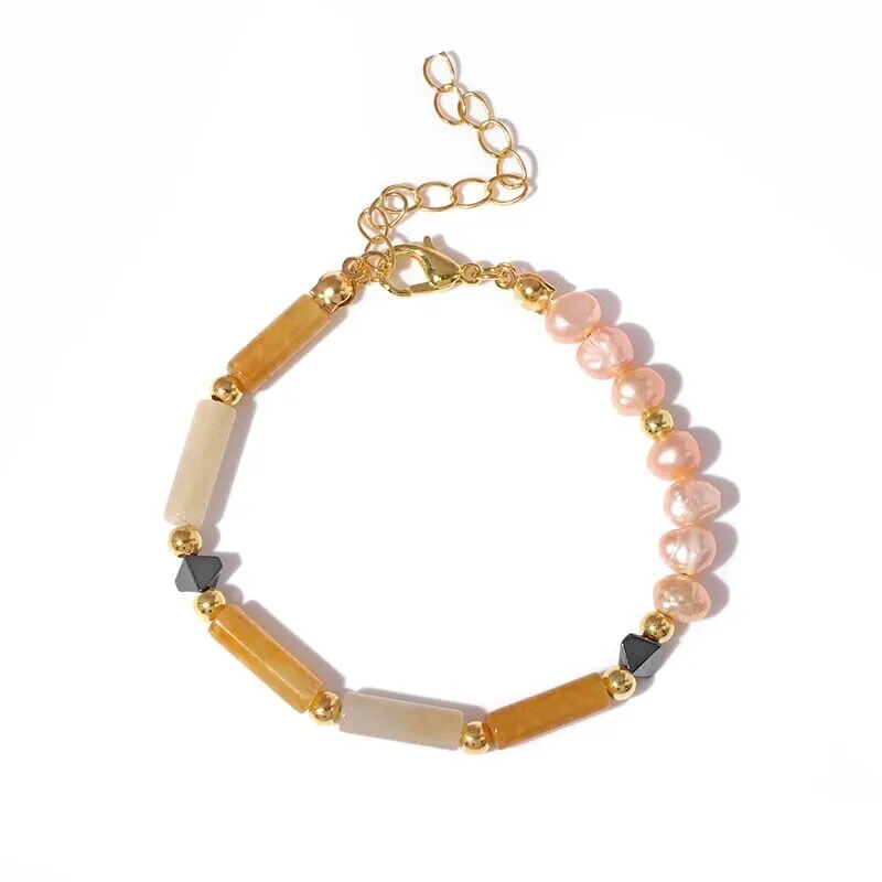 Trendy Natural Stone Imperial Aventurine Bracelet